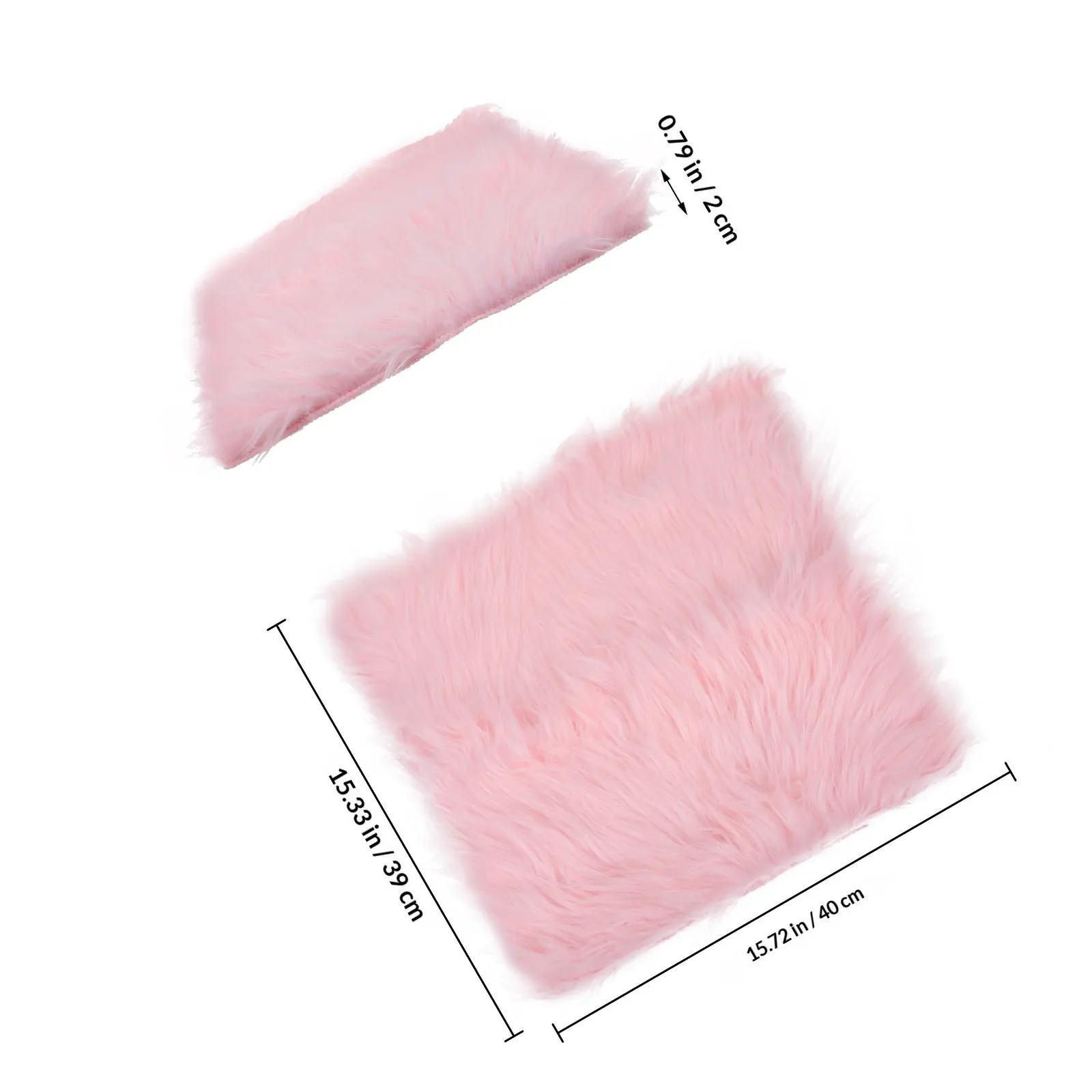 Long Pile Background Rug Small Nail Display Cushion Photo Backdrop Product Photography Photo Cushion Prop