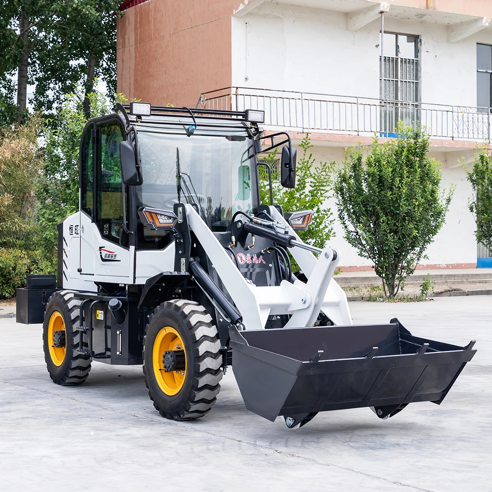 Mini Loader Skid Steer Wheel Loader Farm Multifunctional Skid Steer Loader