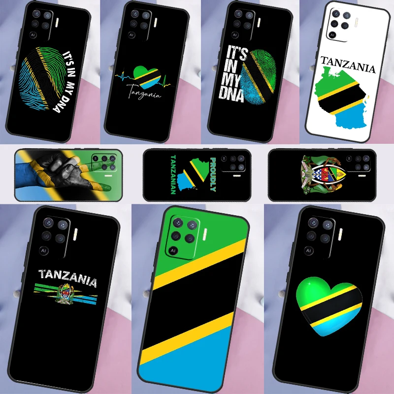 Tanzania Flag Funda For OPPO A5 A9 2020 A31 A53 A52 A72 A15 A16 A83 A91 A93 A54 A74 Find X3 X5 Pro Case