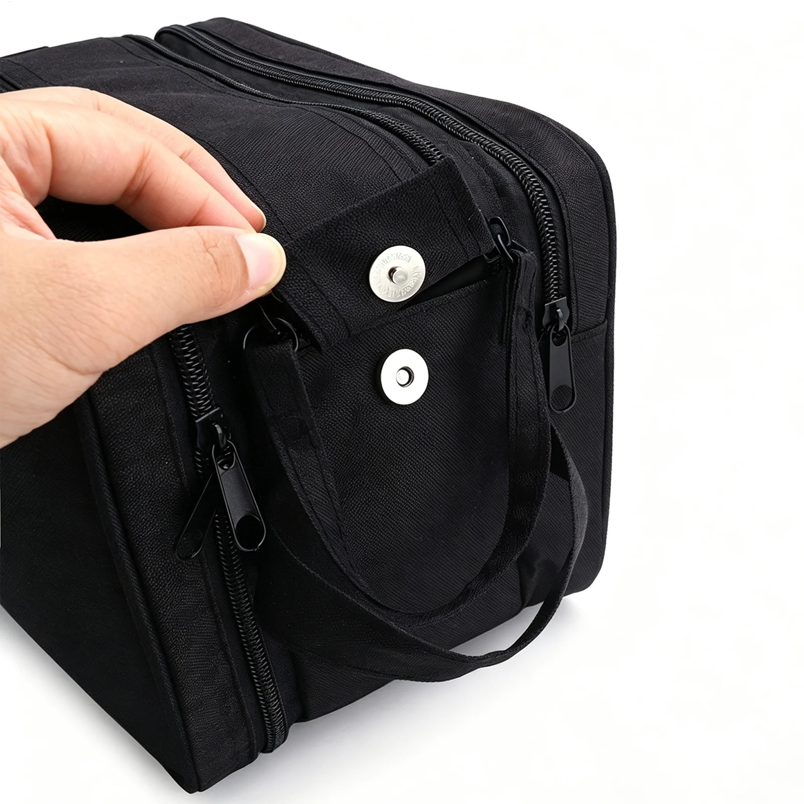 Men Toiletry Bag Waterproof Leakproof Multi-Compartment With Mesh Pocket Travel Toiletry Bag Makeup Organizer For Shaver Cream