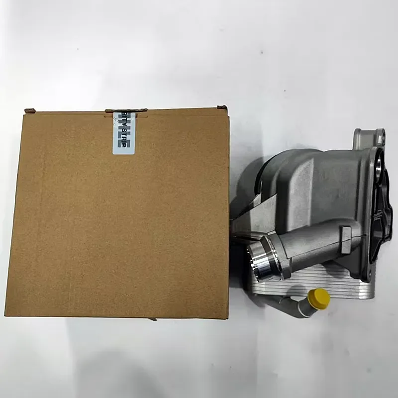 11428637812 Engine Oil Filter Base Housing Assembly, Oil Filter Housing with Sensors and O-ring Seals for 128i 135i