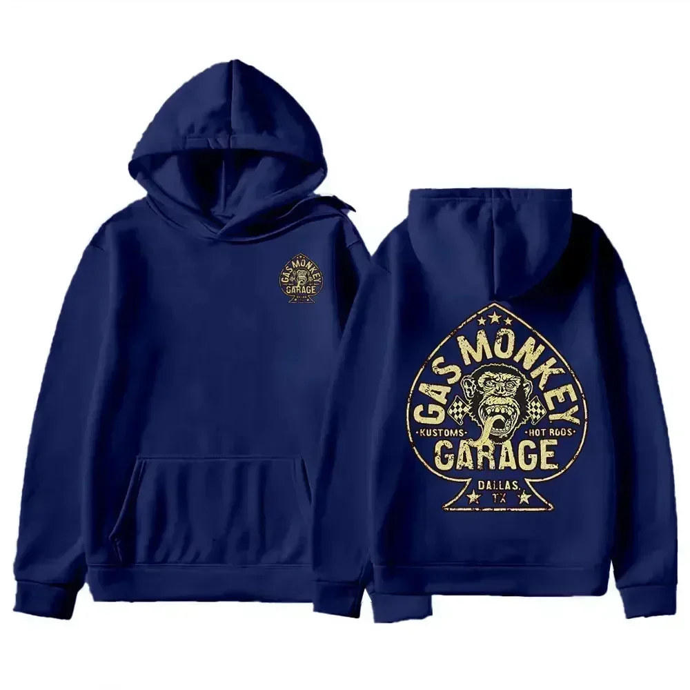 Amazing New Gas Monkeys Garage Autumn Winter Casual Loose Long Sleeve Essential Double-sided Gas Monkeys Garage Male Hoody