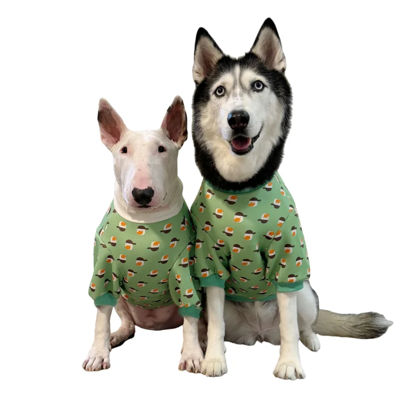 Bull Terrier Dog Clothes Hoodie Winter Big Large Pet Apparel Husky Border Collie Labrador Golden Retriever Clothing Dog Coat