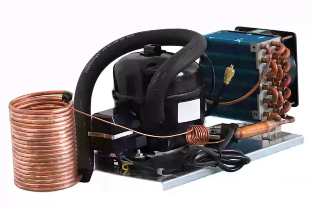 

Компактный компрессорный модуль R600a 220В для малогабаритного оборудования водяного охлаждения