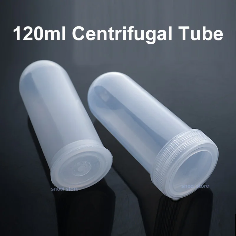 

120ml Centrifuge Tube 120ml Test Tube With Screw Cover /socket cover Plastic EP Sample Tube Resistance to 121℃ Autoclavable