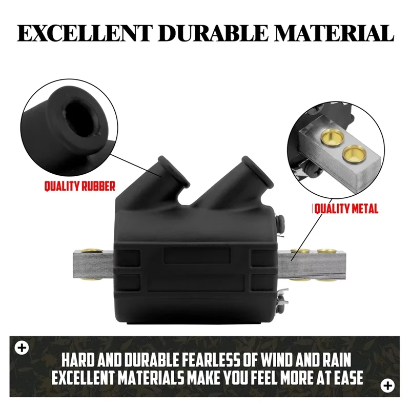 

Motorcycle 3 Ohm Ignition Coil Dual Fire 12V Output for Big Twin 1970-98 Touring Dyna Softail FXDL