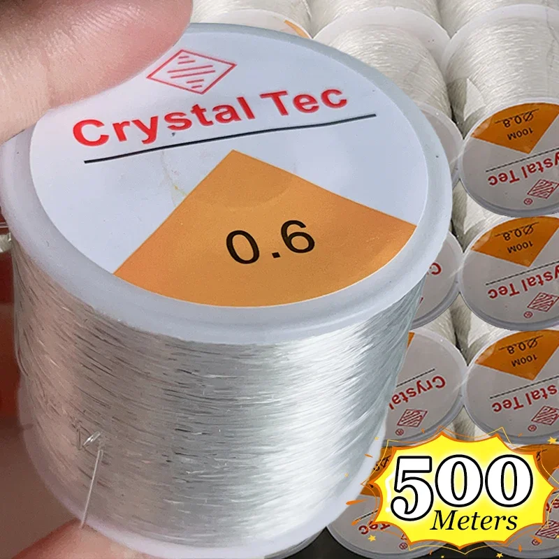 Strong Elastic Crystal Beading Thread for Jewelry Making Necklace Bracelet DIY Making Transparent String Stretchable Rope Cords