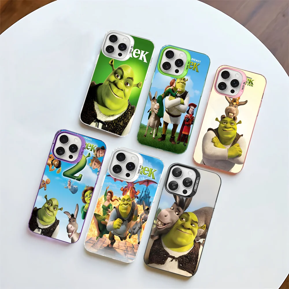 Cartoon Funny Movie S-Shreks Phone Case For IPhone 16 15 14 13 12 11 Pro Max X XR XSMAX 8 7 Plus Matte Shockproof Back Cover