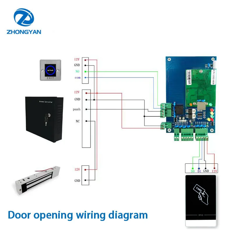 Lector de tarjetas RFID de proximidad, 13,56 MHz, RS232 /485, salida UART Wiegand, compatible con MF IC, lector de tarjetas para sistema de Control de acceso