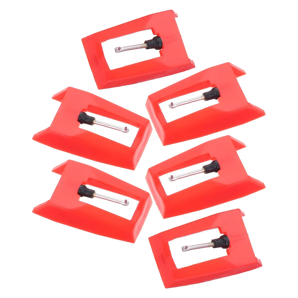 6Pcs Professional Record Player Needles Easy Install Compatible Most Turntables Clear Sound Long Life