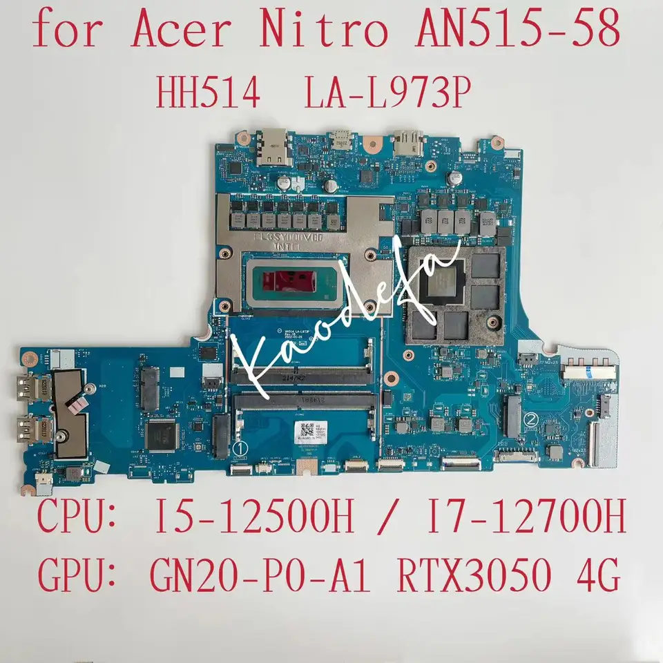 HH514 LA-L973P Mainboard for Acer Nitro AN515-58 Laptop