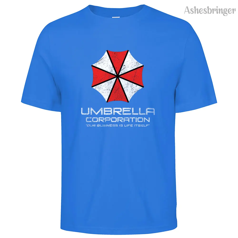 Mens Cotton Umbrella Corporation Graphic T Shirt Street Casual Style Tee for Men and Women image 2
