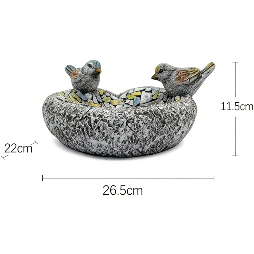 Patio Display Hummingbird Feeder Attractive Wildlife Feeding Station Bird Feeder Garden Decor Rustic Geometric Design For Lawn