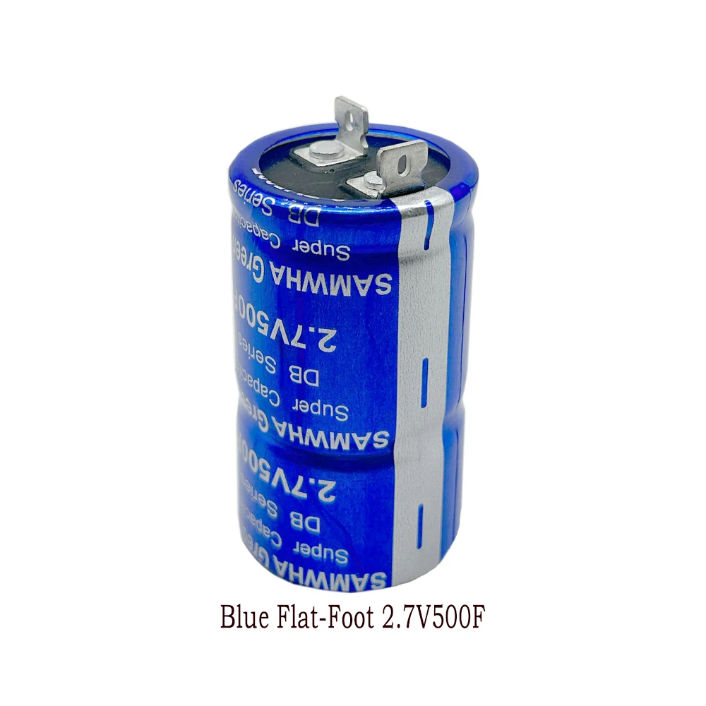 SAMWHA Green-Cap 2.7V500F 16V83F 자동차 정류기 모듈 35*62mm용 알루미늄 전자 플랫 풋 유형