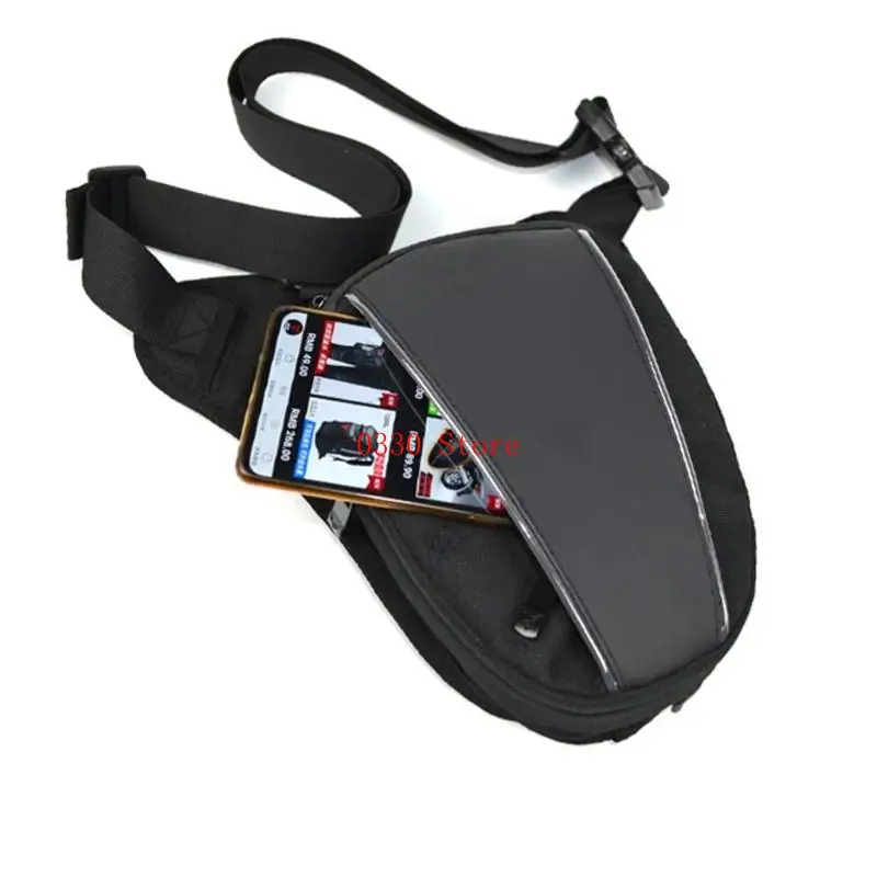 حقيبة فخذ دراجة نارية مدمجة في الأساس الأساسي للتصميم المسبق لركوب الدراجات المشي لمسافات طويلة في الهواء الطلق أنشطة في الهواء