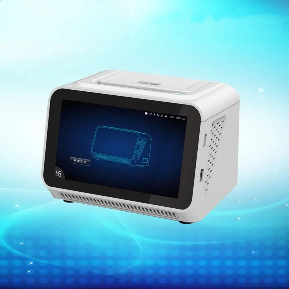 آلة اختبار الحمض النووي المحمولة لنظام PCR في الوقت الحقيقي PCR صغير في الوقت الحقيقي