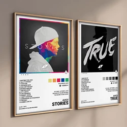 Stories Music Album Cover Posters Classics Singer Avicii Pictures For Room Bar Canvas Painting Print Art Home Wall Decor Gifts