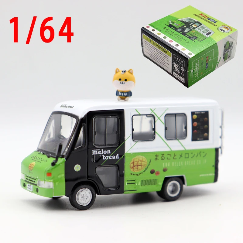 

Diecast Model Car 1/64 Melon Cart Alloy Car Model Bread Business Purpose Vehicle Toys for Boys Collection Display Original Box