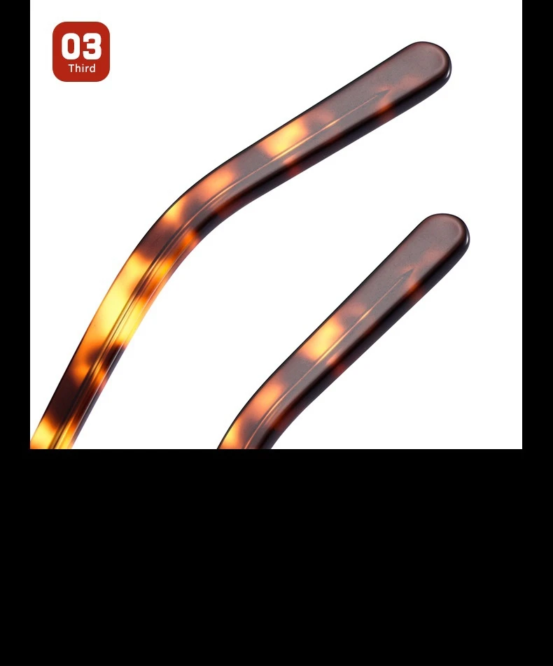 YIMARUILI Ultra-licht Titan Legierung Acetat Brillen Frauen Mode Retro Runde Kleine Optische Brillen Rahmen Männer – Detail 7
