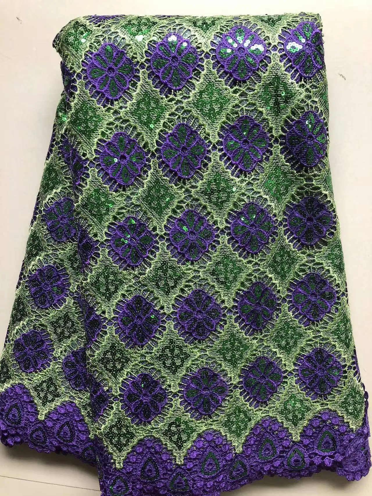 african-cord-sequined-lace-fabric-high-quality-2026-knitted-water-soluble-nigerian-guipure-lace-fabric-5-yards-dress-for-dir-sew
