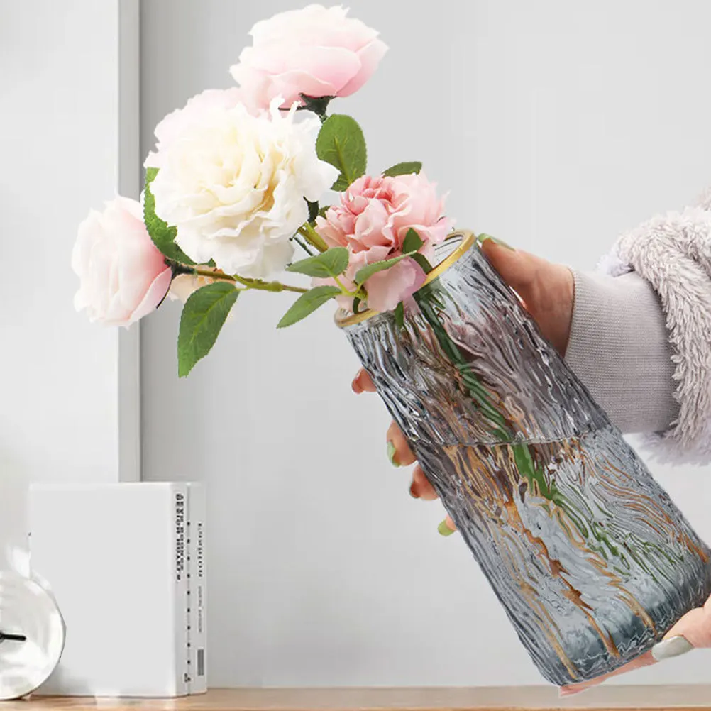 

Glass Vase Home Decorative Simple Desktop Flower Vase for Home Office Wedding Christmas Party Decoration Nordic Style Hydroponic