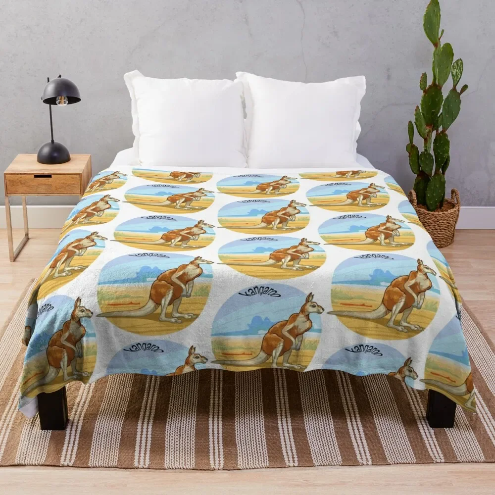 Kangaroo Throw Blanket Giant Sofa bed plaid Single Blankets