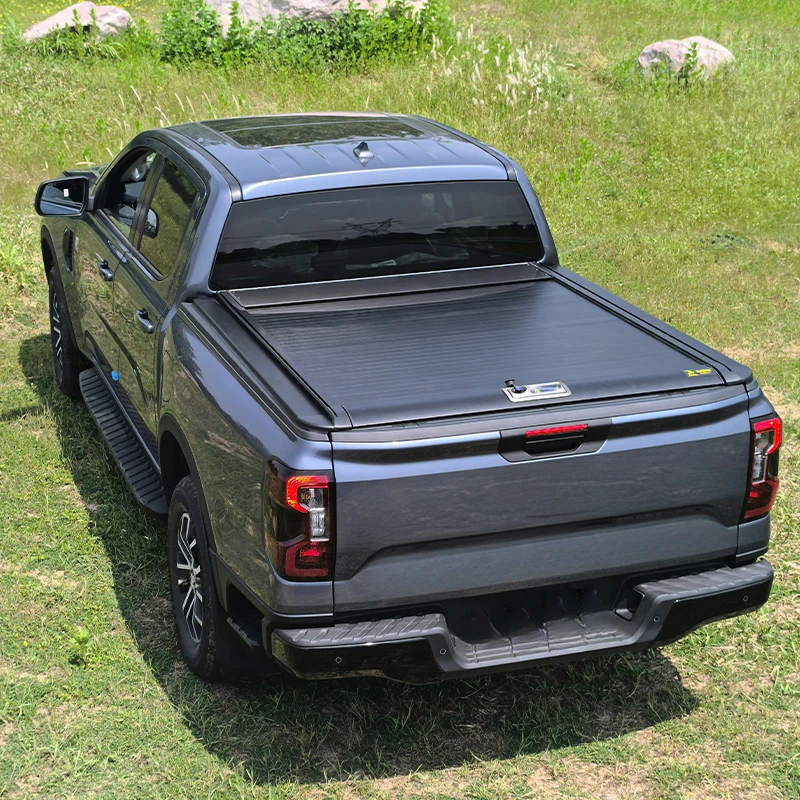 High Quality Aluminum Retractable Hinged Operation Roller Shutter Tonneau Cover Truck Bed Pickup Accessories
