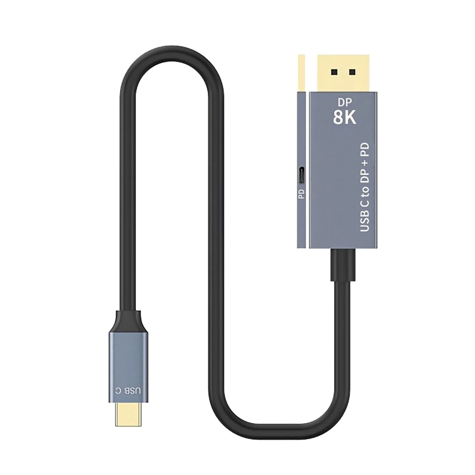 

Кабель USB C — Displayport 1.4 PD 8K 60 Гц Thunderbolt 4/3 — порт дисплея Кабель USB C — DP для MacBook Pro M4 iPhone16 2 м