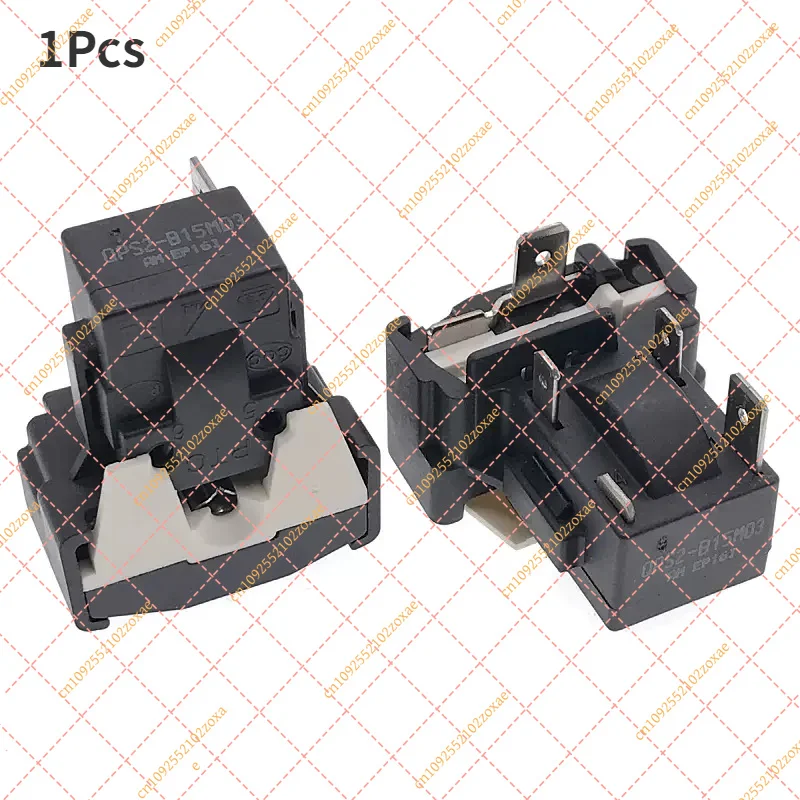 QPS2-B15MD3 PTC Starter Relay Thermal Protector for Refrigerator Freezer Compressor Motor Start Device Replacement Part