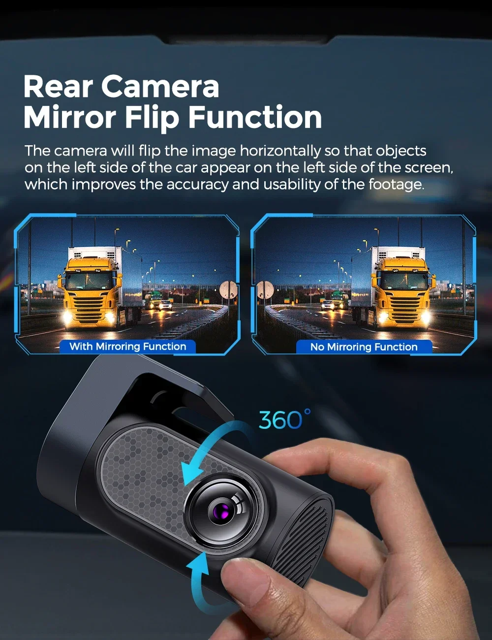 2026 AZDOME M550 Pro-2CH 4K Dual Dash Cam Ultra HD 4K Front and 1080P Rear WiFi GPS Parking Mode G-Sensor WDR Loop Recording