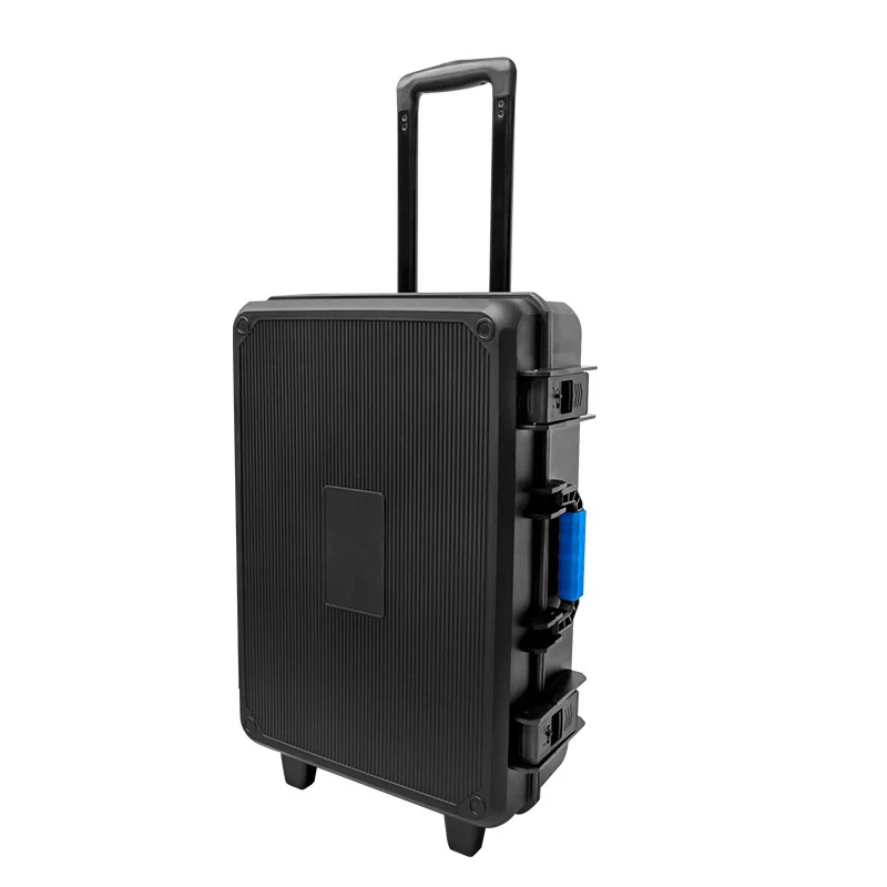 Pull Rod Case Portable Instrument Tool Box With Wheels Hardware Storage ToolBox Large Hard Case Flight Case Tool Cases with Foam