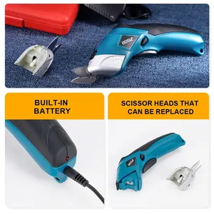 Multifunctional Electric Scissors, Fabric Cutting Machine, Leather Scissors, Tungsten Steel Blades, USB Rechargeable Tool, 3.6V 8 Main Sales Fabric Cutting Machine - №5