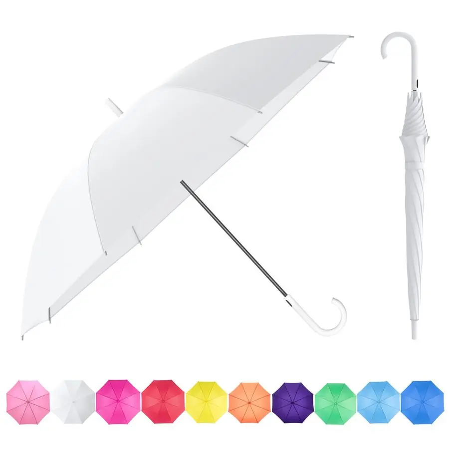 

Stick Umbrella Auto Open UPF 50 with J Hook Handle 51IN