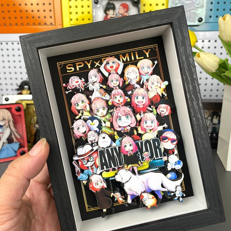 

SPY FAMILY Anya Forger Anime Cartoon Cute Family Poster Creative Kawaii 2D Wall Hanging Desktop Ornament Gift Wholesale