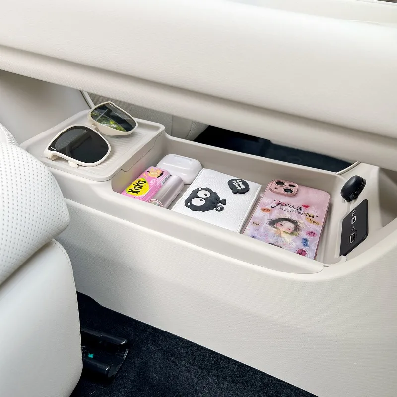 Boîte de rangement divisée pour console centrale, compatible avec Great Wall ORA 5 2026, organiseur d'accoudoir amélioré, accessoires intérieurs de voiture