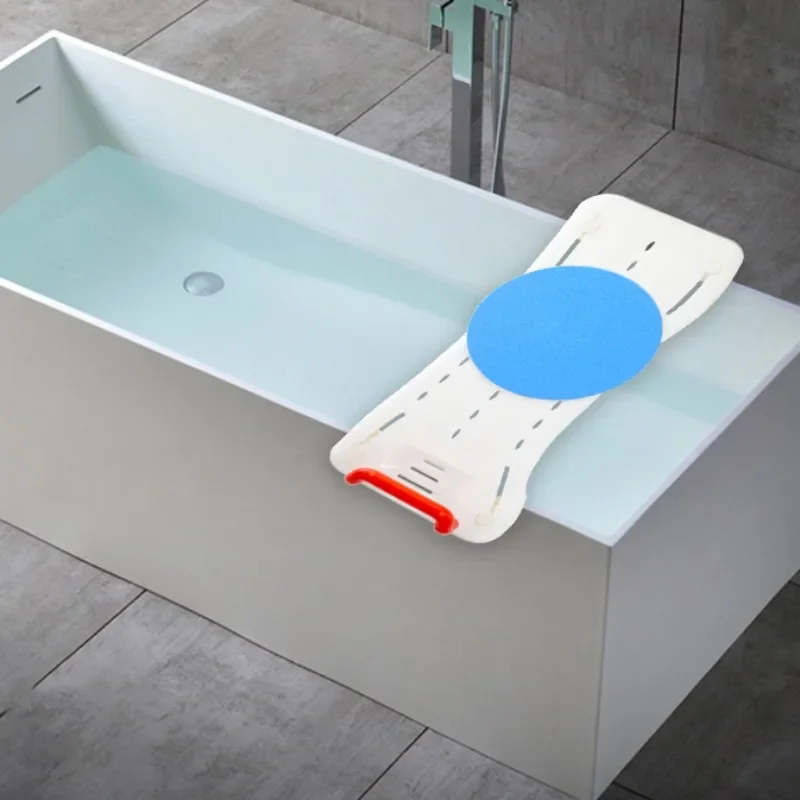 Rotatable Bathtub Bath Board with Handrails, Elderly Care Products Bath Seat Board, Disability Aids Non-slip Disc Bathtub Boards