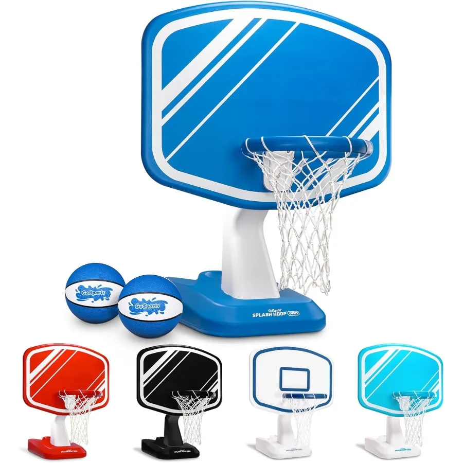 Cerceau anti-éclaboussures pour piscine, jeu de basket-ball, bord de piscine, panier de basket-ball d'eau, pompe à 2 balles, choisir le Style