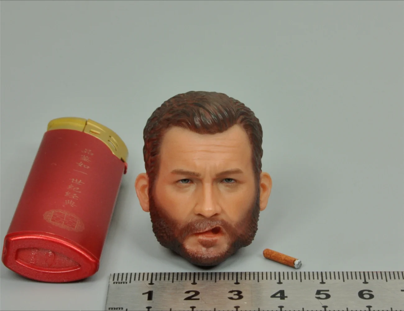 

FS 73031 1/6 Scale Soldier Head Sculpt &cigar Model for 12''Doomsday War