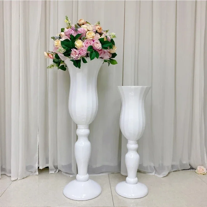 Simple and modern double spherical large-diameter floor-to-ceiling glass fiber reinforced plastic flower pot