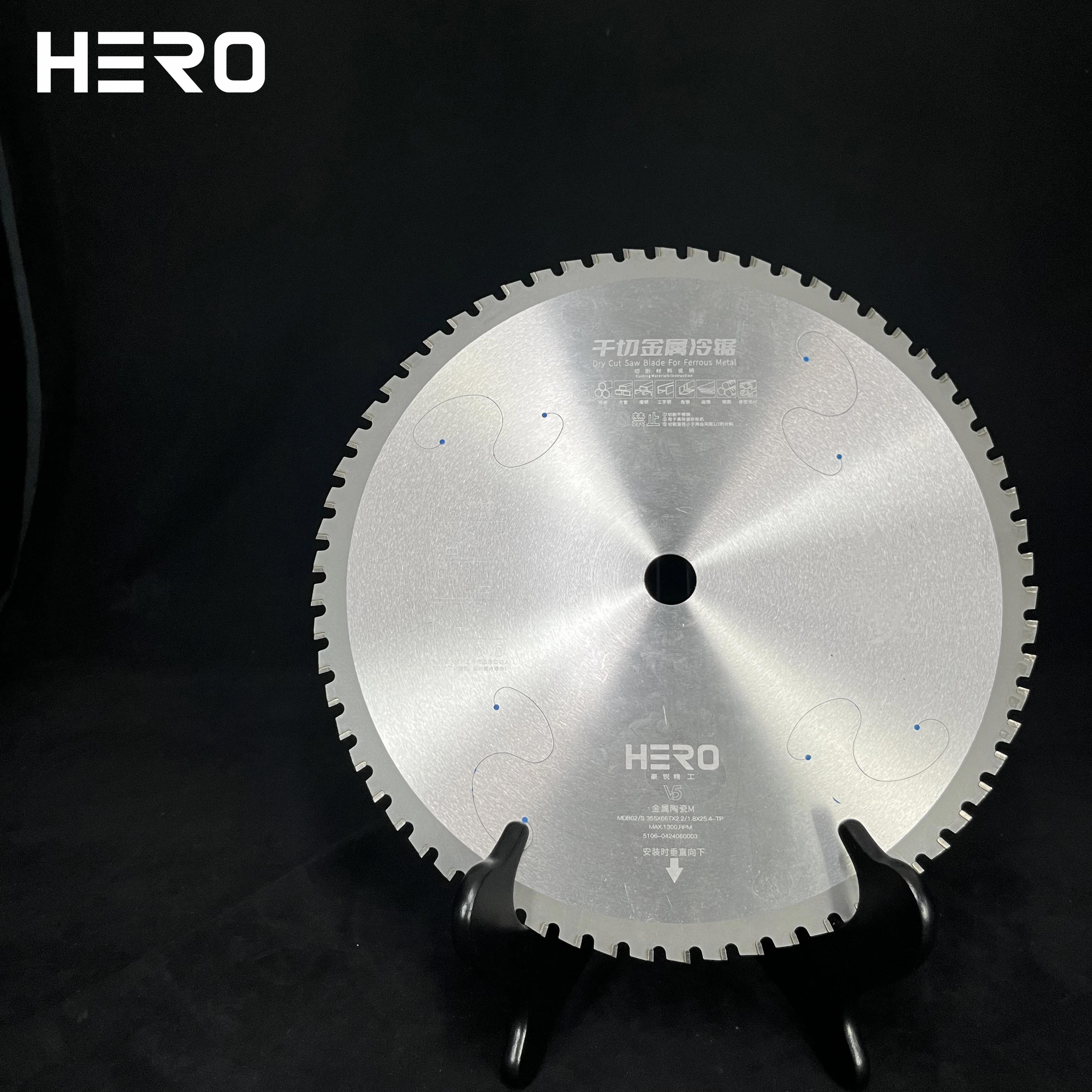 YYHCHERO Fabricante Máquina OEM Disco de corte de acero Cnc Hoja de sierra circular TCT fría para corte de metal