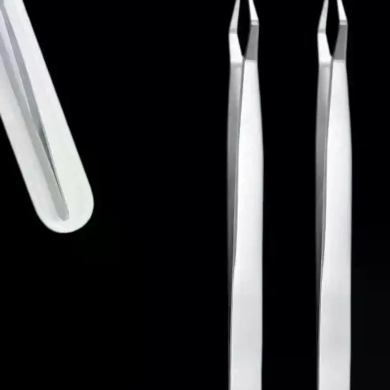 

Lash Extension Tweezers Anti Slip Stainless Steel Curved Tip Straight Tweezers High Precision Nail Art Makeup Beauty Tools