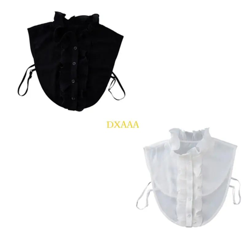 

DXAA Comfortable Detachable Collar Breathable Polyester False Collar for Women Girls