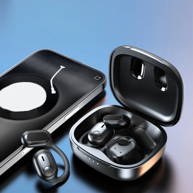 سماعات أذن لاسلكية LY7 سماعات أذن مفتوحة للاستماع السلس سماعات أذن طويلة الأمد سماعات رياضية E8BA