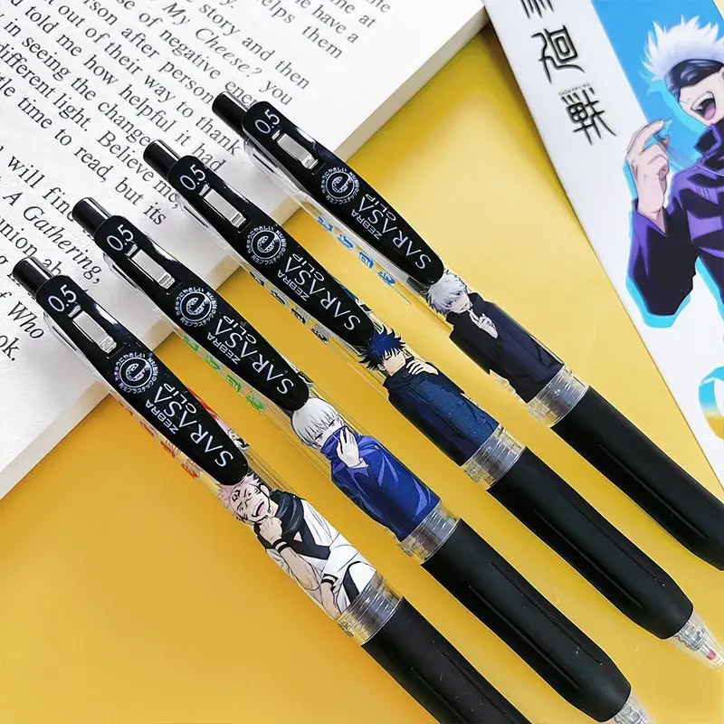 Jujutsu Kaisen Satoru Gojo Fushiguro Megumi penna Gel firma penna Anime periferiche simpatico cartone animato studente penna a sfera 0.5 ricarica