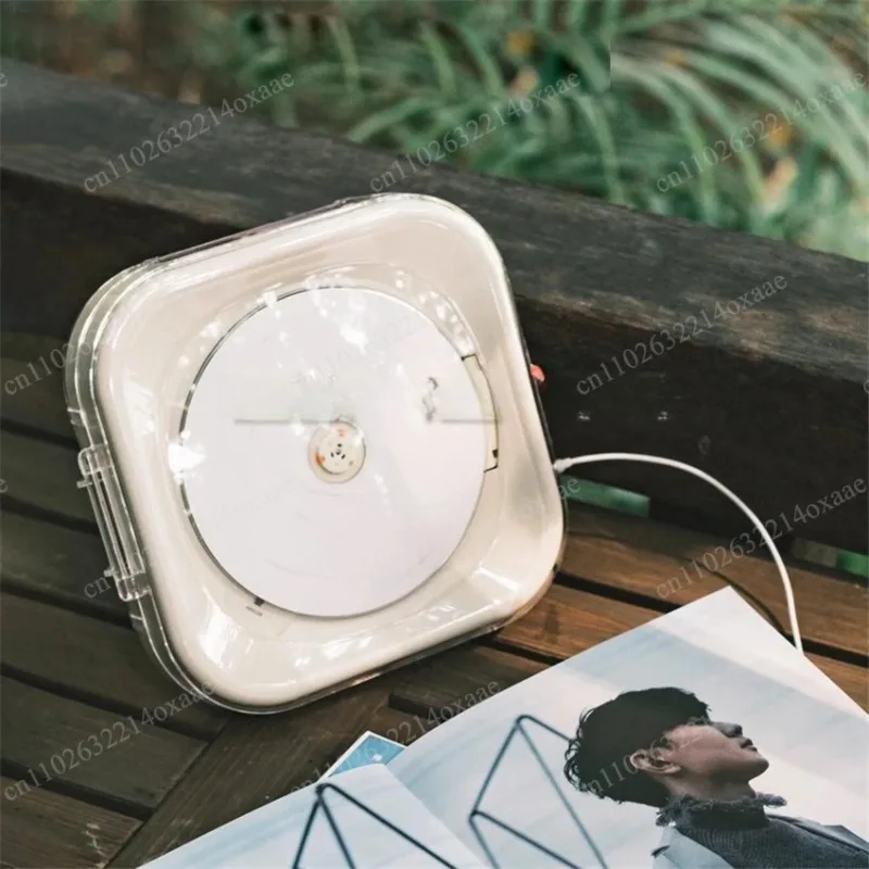 Portable R400 Retro CD Player Album Player 5.3 Bluetooth Walkman Rechargeable HIFI CD Player Small Mini Multi Mode Playback