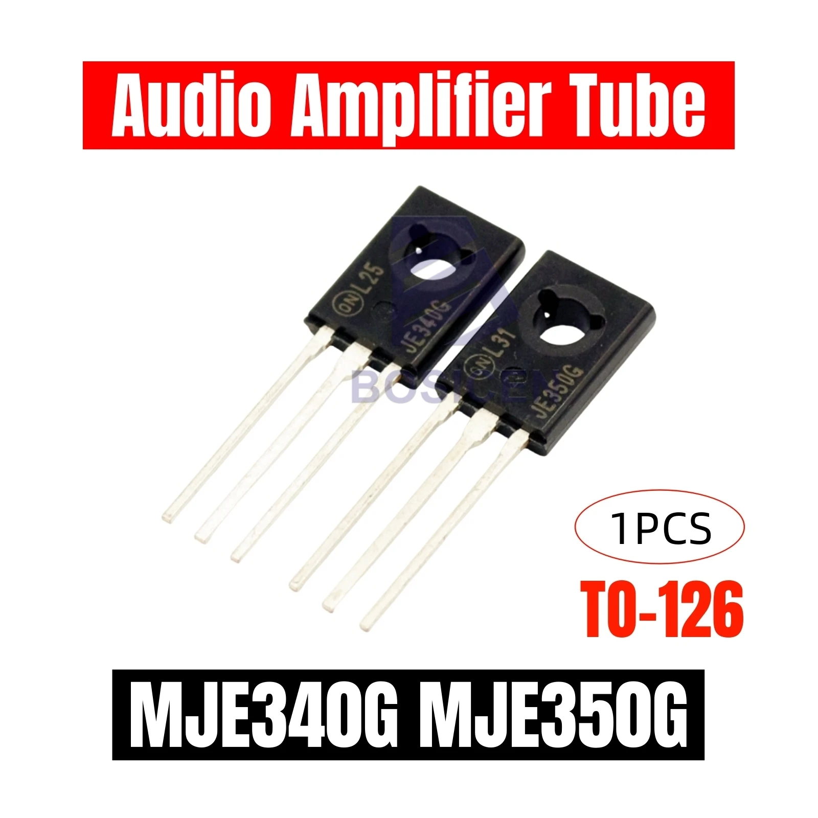 1/PCS 100% Original New JE340G JE350G MJE350G MJE340G TO-126 MJE340 MJE350 Audio Amplifier Tube Transistor