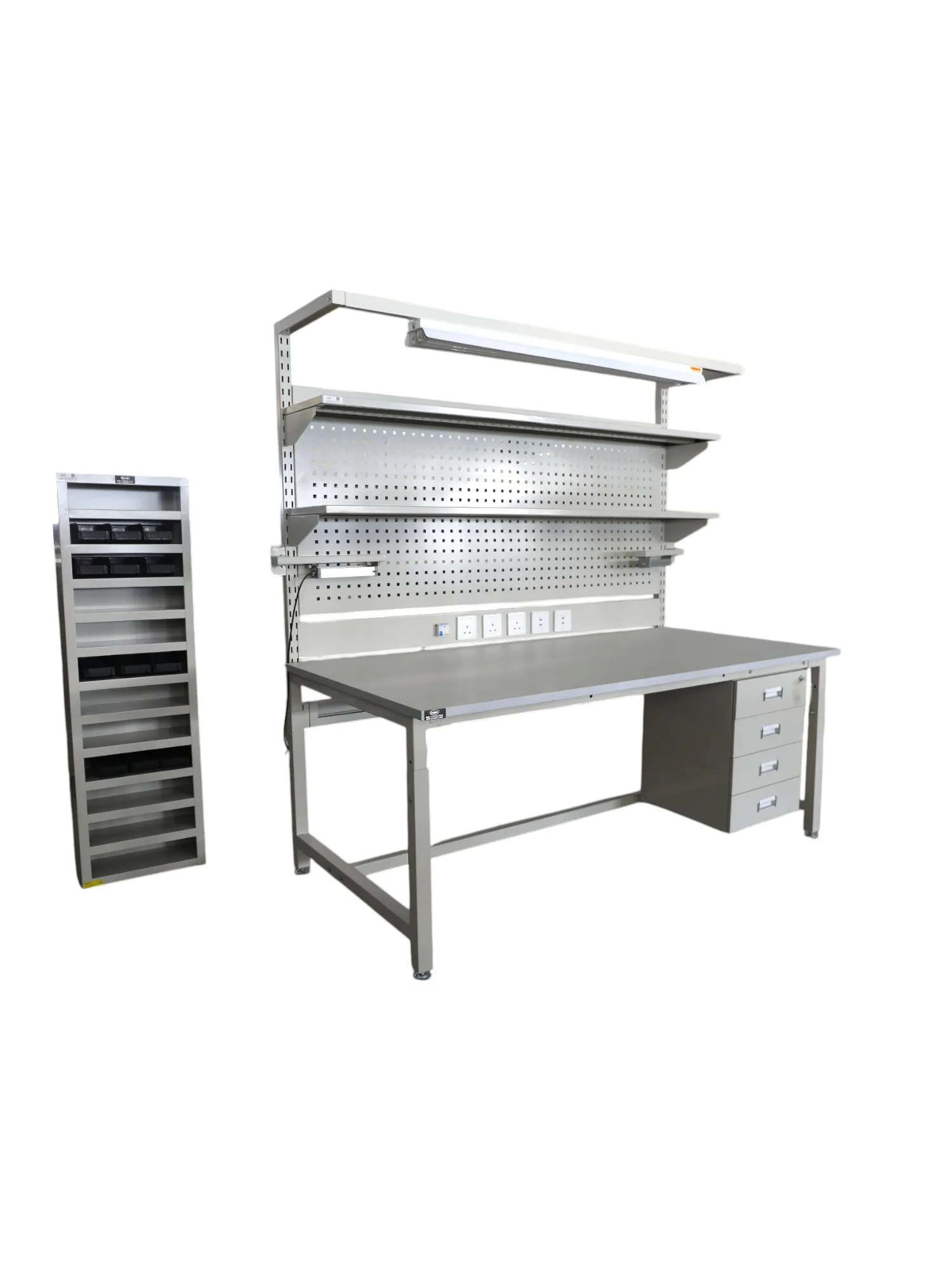High Quality Anti-Static Workbench ESD Electrical Adjustable Steel Workbench for Warehouse Workshop Lab New Motor
