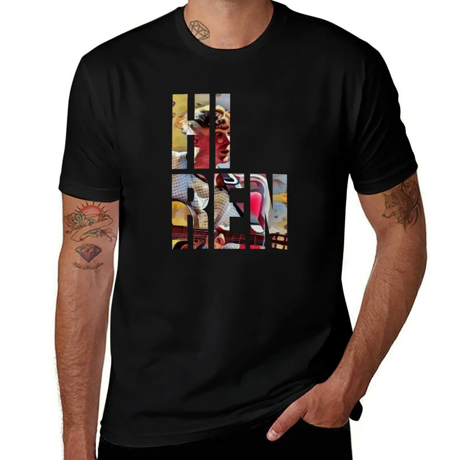 Hi Ren Gill Ren Songs Sick Boi Seven Sins I'm a Renegade Merch Hi Ren Gill Lyrics Merch Shirt Rap Music Fan Busking UK T-Shirt