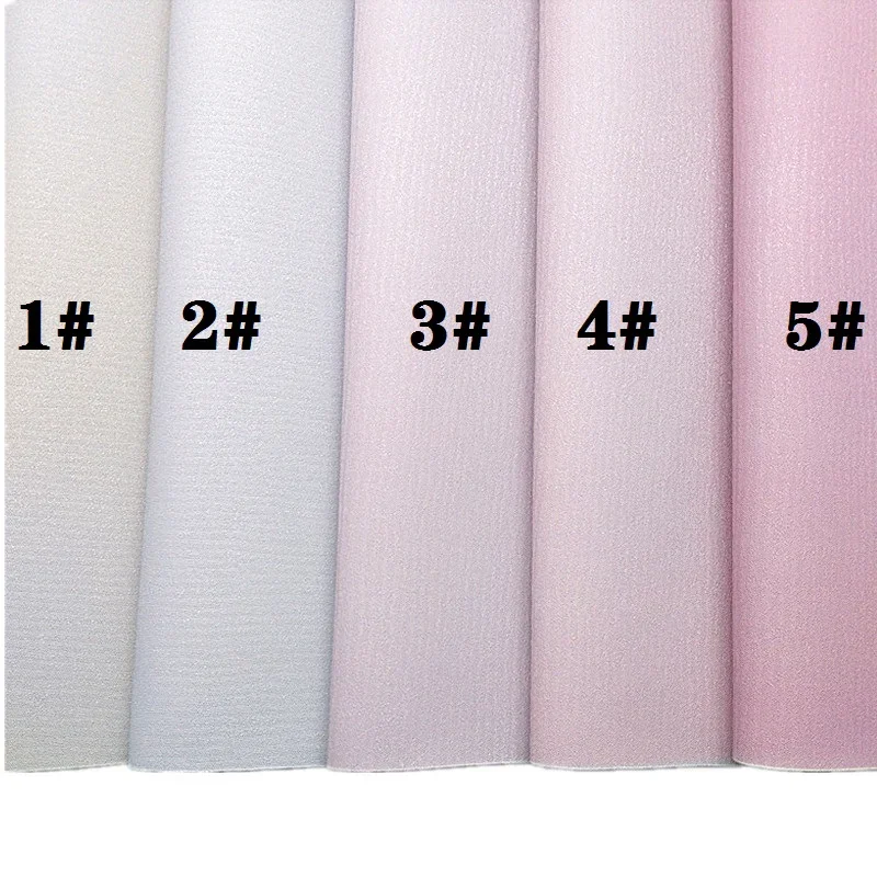 Iridescent Synthetic Leather Pastel Colors Faux Leather Sheets Vinyl Fabric Leather For DIY Bows Bags 21x29cm MB331