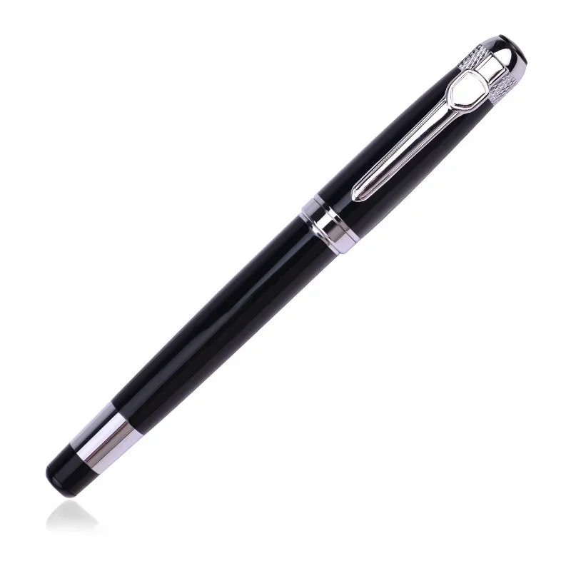 Luxury Metal Ball-point Pen Black 0.5mm Write Office School Stationary Customized Logo Name Gift Ballpoint Pens for Writing